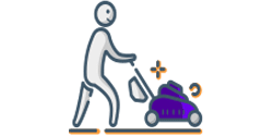 Lawn Mowing Service Icon
