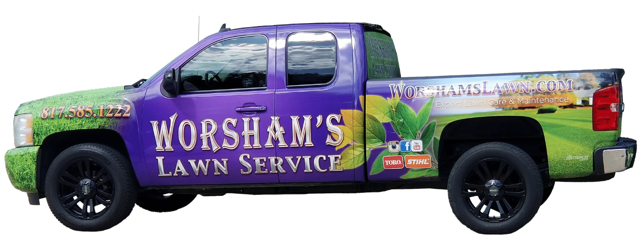 Worsham's Lawn Service Truck